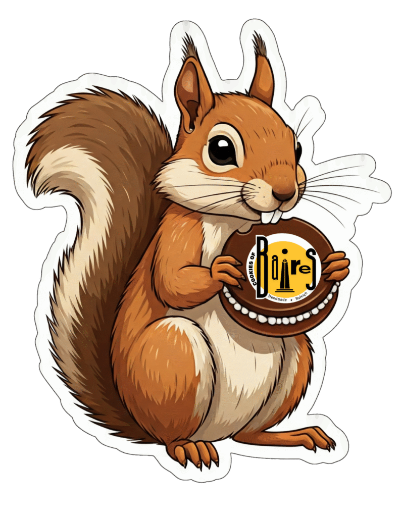 Chocolate, Our Squirrel fan of Alfajores